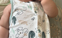 歡喜小熊嬰幼兒純棉背心連體衣寶寶薄款哈衣新生夏裝無袖連體衣 曬單實拍圖