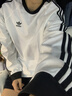 阿迪達斯 （adidas）三葉草長袖T恤男裝女裝2025春季新款潮流時尚百搭透氣運動服 KE5825 M 曬單實拍圖