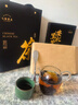 七春 黑茶安化黑茶贈茶刀2016年金花茯磚茶1kg熟茶葉禮盒送長輩自己喝 曬單實拍圖