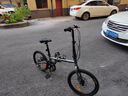 永久（FOREVER）自行車(chē)男女成人20寸折疊車(chē)禧瑪諾7級(jí)變速青少年學(xué)生城市超輕單車(chē) 20寸 消光灰 曬單實(shí)拍圖