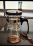 金灶（KAMJOVE）耐熱玻璃泡茶壺彈壓式過濾飄逸杯茶水分離泡茶器茶道杯茶水壺茶具 【一鍵濾茶】TP-160茶壺 500ml 曬單實拍圖