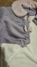 安之伴睡衣女冬季保暖澳毛絨可愛(ài)蝴蝶結(jié)休閑開(kāi)衫女士家居服套裝 香芋紫 L 曬單實(shí)拍圖