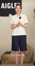 AIGLE【春夏季新品】艾高短褲速干透汽吸濕COOLMAX涼感休閑女士DFT褲子 海軍藍 BJ304 36 (160/70A) 曬單實(shí)拍圖