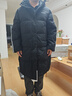 波司登冬羽絨服谷愛(ài)凌同款男女同款長(cháng)款連帽90絨學(xué)生修身外套 曬單實(shí)拍圖