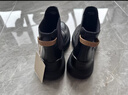 COZY STEPS可至女士秋冬商務(wù)休閑牛皮厚底增高切爾西短靴單皮靴 曜石黑 35 曬單實(shí)拍圖
