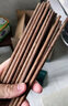 京東京造 筷子 家用食品級餐具實木防滑雞翅木原木【無漆無蠟】10雙裝 曬單實拍圖