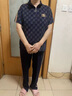 緹米媗中年媽媽夏裝運動套裝2025新款洋氣中老年女裝短袖POPO領(lǐng)兩件套 卡其色77815（兩件套） 2XL 建議穿112-125斤 曬單實拍圖