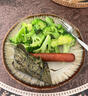 萬(wàn)家全復古9英寸深盤(pán)高顏值盤(pán)子家用菜盤(pán)陶瓷飯盤(pán)沙拉盤(pán)高級感餐盤(pán)碟子 黃卡夫荷葉邊深盤(pán) 曬單實(shí)拍圖