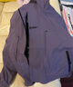 羅蒙（ROMON）沖鋒夾克男女戶外運(yùn)動(dòng)登山服連帽外套防風(fēng)防水風(fēng)衣情侶款黑色L 曬單實(shí)拍圖