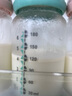 小雅象2個裝母乳保鮮瓶玻璃儲奶瓶寬口奶瓶嬰兒存奶瓶母乳通用儲奶罐 2個裝玻璃寬口 180ml 1-3月 曬單實拍圖