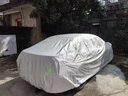 京致享車衣全車罩防曬防雨防塵罩防風遮陽布擋雨布加厚防雪霜套專車定制 適用于比亞迪元plus專用車衣全車罩 銀色加棉加厚牛津布汽車衣罩外套 曬單實拍圖