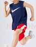 NIKE 耐克小童裝男童 DRI-FIT 速干背心短褲2件套25新款兒童運(yùn)動(dòng)套裝 曬單實(shí)拍圖