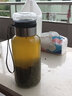 【送杯套】大容量加厚玻璃杯子便攜噸噸杯茶水分離帶杯套泡茶水杯 透明 1000ml噸噸桶 1只裝 曬單實(shí)拍圖