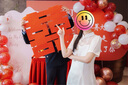 凡琴新中式小眾氣質蕾絲提花高腰國風小個子旗袍連衣裙女 杏色 M 曬單實拍圖