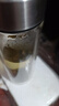 【?京東物流配送】高硼硅雙層玻璃杯大容量泡茶杯水杯子茶水分離 【雙層加厚】茶杯 350ml 1只 曬單實(shí)拍圖