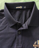 Navigare意大利小帆船男涼感彈力休閑簡約短袖POLO衫1325525505 深藍(lán) 2XL  曬單實(shí)拍圖