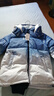 迪士尼童裝男童羽絨服寶寶衣服兒童連帽漸變時(shí)尚外套冬新款保暖上衣 漸變藍(lán)白米奇 150 cm 曬單實(shí)拍圖