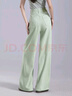 德瑪納【薄荷曼波闊腿褲】夏款天絲牛仔褲女高腰顯瘦拖地褲女 曬單實(shí)拍圖