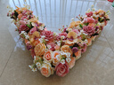 狄麗莫婚車(chē)裝飾大V主婚車(chē)花結婚婚禮婚車(chē)全套吸盤(pán)拉花車(chē)隊套裝頭車(chē)花 香檳款大V75cm【送10副車(chē)拉花】 曬單實(shí)拍圖