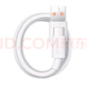 華為原裝6A數(shù)據(jù)線 USB Type-A轉(zhuǎn)USB Type-C/1m線長/支持66W（11V6A）充電 白色CC790 曬單實拍圖