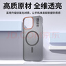 暴走適用蘋(píng)果14手機(jī)殼 iphone14保護(hù)套 磁吸柔砂膚感透色輕薄簡(jiǎn)約撞色硬殼保護(hù)殼 柔霧灰 曬單實(shí)拍圖
