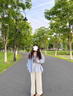 DGOV裙褲女夏款2025新款垂墜感a字半身裙夏季薄款褲裙山本長裙子 米白【常規(guī)】 163cm及以下 S 【建議80-95斤】 曬單實拍圖