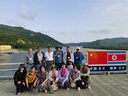 明月歸毛線帽女春秋針織帽保暖可愛帽子護耳甜美冷帽學(xué)生旅行拍照 吊繩彩虹帽 曬單實拍圖