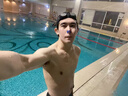 速比濤（Speedo） 男士進(jìn)口游泳泳鏡泳帽泳褲三件套高清抗氯套裝游泳裝備 【游泳三件套】藍(lán)色泳褲套裝 M (34) 身高175/體重75/腰圍86 曬單實拍圖