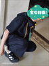 G.DUCKKIDS兒童工裝連體衣2025夏季寶寶衣服短袖夏裝中小童男女寶連身衣時尚 藏青色連體漁夫褲 36cm 120 碼建議身高 110-120 曬單實拍圖