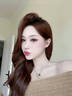 MITHAOL KUSC圣域魔方項鏈女 輕奢小眾高級感培育祖母綠十字架方形頸鏈 圣域魔方項鏈 情人節(jié)紀念日生日禮物禮盒套裝 曬單實拍圖