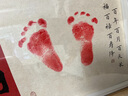 幸書嬰兒印泥寶寶手腳印手足印 免洗印泥兒童周歲印足 百天紀念足底印 免洗印臺 曬單實拍圖
