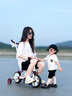 飛鴿兒童三輪車(chē)腳踏車(chē)一車(chē)五用平衡車(chē)1-3-6歲小孩自行車(chē)寶寶遛娃推車(chē) 櫻桃紅 五合一 帶推把 音樂(lè )燈光 兒童節生日周歲禮物 曬單實(shí)拍圖