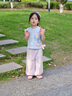 迪士尼寶寶女童夏季套裝2025新款兒童多巴胺防蚊褲兩件套小女孩寶寶夏日衣服 淺藍色(領(lǐng)口不包邊) 80 建議75-85cm9-12月 曬單實(shí)拍圖