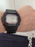 卡西歐（CASIO）G-SHOCK系列小紅圈太陽能電波防水防震潮流運(yùn)動(dòng)小方塊情人節(jié)禮物 小紅圈GW-M5610U-1太陽能+電波 曬單實(shí)拍圖