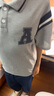 ASK JUNIOR套裝男童2025夏透氣學(xué)院風(fēng)polo衫寬松運(yùn)動(dòng)短褲兩件套 灰色 150  曬單實(shí)拍圖