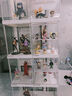 蔻絲透明帶燈樂高手辦展示柜家用高達(dá)展示架收納盲盒展示盒展示柜 射燈款-2列10層-配10層板-白 曬單實(shí)拍圖