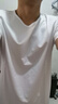 戰(zhàn)浩冰絲莫代爾棉短袖T恤男夏季青年圓領(lǐng)純色白速干半袖薄打底衫體恤 白色 M 建議【100-120斤】 曬單實(shí)拍圖