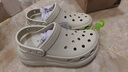 crocs檀健次推薦款經(jīng)典泡芙洞洞鞋|207521 骨白色-2Y2 36/37(220mm) 曬單實(shí)拍圖