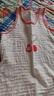 貝瑞加（Babyprints）女童背心2件裝嬰兒純棉無(wú)袖上衣夏季女寶寶衣服薄款透氣 櫻桃90 曬單實(shí)拍圖