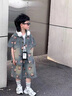 皮爾卡丹（pierre cardin）童裝哪吒衣服男童套裝春秋哪咤衣服外套褲子兩件套中小童大童春裝 娜扎兒童衣服-圖片色 90 尺碼1~2歲【 80-90cm】 曬單實拍圖