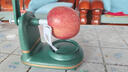 削水果神器自動(dòng)削皮器多功能水果削皮機(jī)蘋(píng)果削皮神器旋轉(zhuǎn)削皮器 墨綠色削皮器【送刀頭+切片器】 曬單實(shí)拍圖