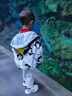 G.DUCKKIDS小黃鴨男童外套2023春秋款兒童連帽拉鏈衫中小童卡通夾克男寶寶上 白色:春秋款 90:尺碼建議身高85cm左右 曬單實拍圖