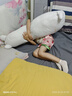 京嚴(yán)【A類】睡覺抱枕兒童成人專用抱枕女生夾腿側(cè)睡神器床上長條靠枕 A類母嬰級【小袋鼠】冰川透氣呼吸棉 110cm*25cm 含枕芯 成人款）呵護(hù)健康睡姿 曬單實(shí)拍圖