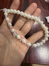 其勢 手機掛繩掛件飾品  珍珠手機鏈吊墜手腕串珠 防丟防摔女款 U盤(pán)鑰匙扣多功能掛飾 K043白色珍珠手機鏈 手機鏈 曬單實(shí)拍圖