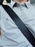 Hush Puppies【抗皺易打理】暇步士男裝2025夏季新款舒爽涼感短袖polo衫 月光灰 XL 曬單實(shí)拍圖
