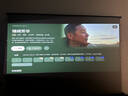 堅果投影菲涅爾電動地升投影幕布地拉式8K抗光拉線免打孔家用辦公遙控升降幕布適用于極米當貝愛普生投影儀 8KHDR鈦晶增色（聯(lián)動語音款） 100寸-免安裝-電動升降幕【全面屏】 曬單實拍圖