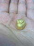周大福藏金家系列 兔形包子足金黃金擺件(工費(fèi):420計(jì)價(jià))EOF1055 足金 約10.43g 曬單實(shí)拍圖
