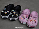 卡駱馳（CROCS）洞洞鞋貝雅卡駱班輕便耐磨一腳蹬休閑鞋|205089 黑色/白色-066 41 /42(260mm) 曬單實(shí)拍圖