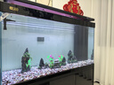 YEE大型龍魚缸水族箱底濾超白玻璃地柜客廳魚缸帶柜子一體缸自循環(huán) 黑拉絲【升級觸控智屏】1.5m×60cm×85cm 曬單實拍圖