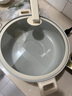 HYUNDAI韓國 微壓鍋 不粘鍋多功能鍋大容量電炒鍋蒸煮鍋家用炒菜鍋輕煙多功能電煮鍋 5L大容量QC-HG127 曬單實(shí)拍圖